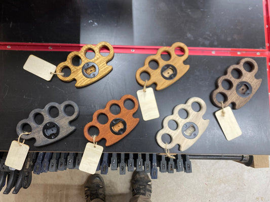 Brass Knuckle Bottle Opener